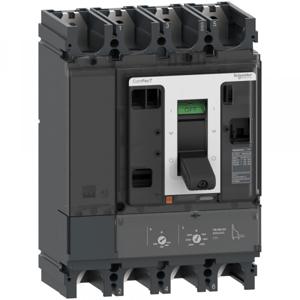 Schneider Electric АВТОМ.ВЫКЛ.NSX400S 100kADC 4П4Т 400ATMD