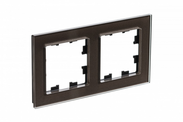 Systeme Electric AtlasDesign Nature Стекло мокко Рамка 2-ая