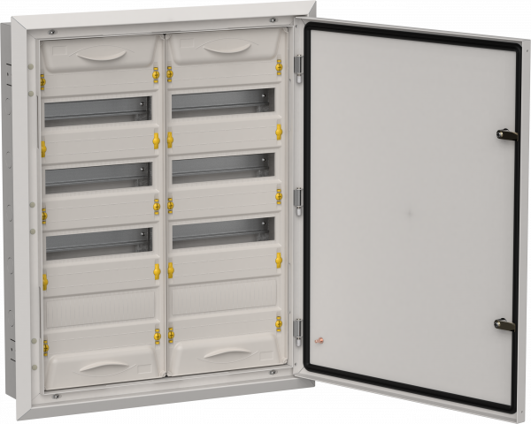 TITAN 5 Корпус мет. ЩРв-96 (2х48) 755х625х130 IP31 сер IEK