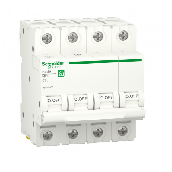 Schneider Electric RESI9 Автоматический выключатель (АВ) С 50А 4P 6000A