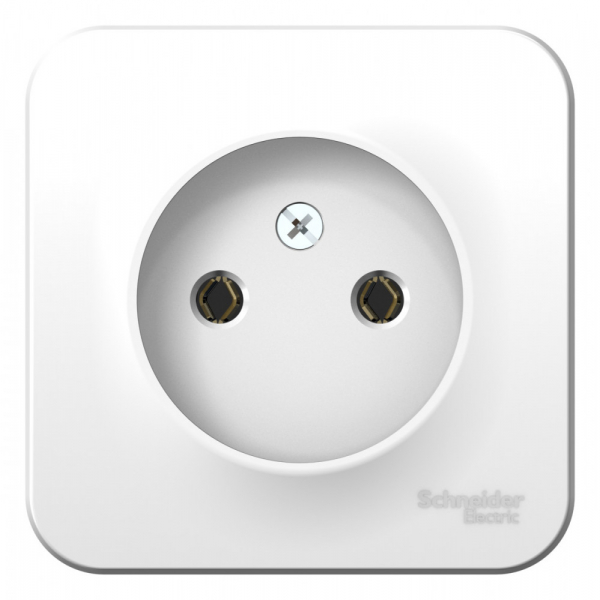 Systeme Electric Blanca наруж Бел Розетка б/з без шторок 16А, 250В, изолир. пластина