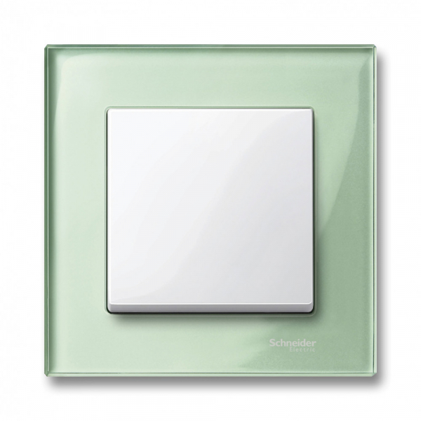 Schneider Electric Merten SM M-Elegance Стекло Зеленое кальцит Рамка 1-ая