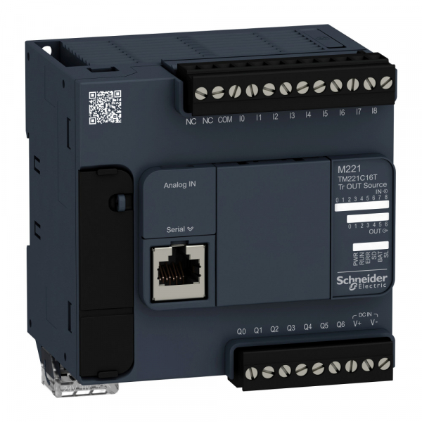 Schneider Electric M238 Блок базовый компактный M221-16IO транзисторный источник