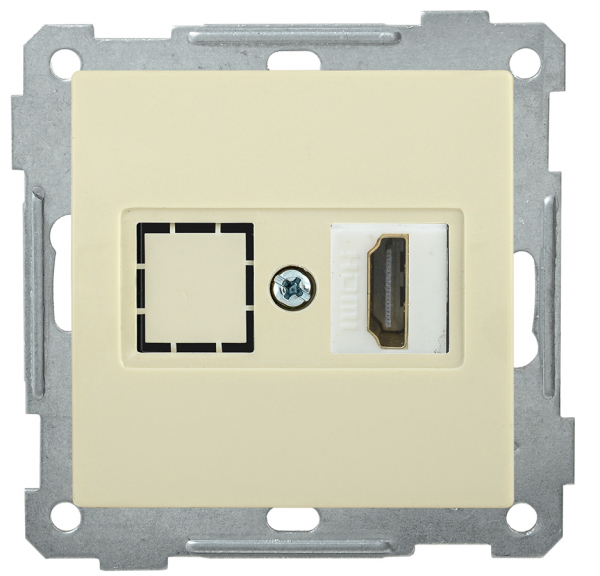 IEK РHDMI-0-Б Розетка HDMI BOLERO кремовый