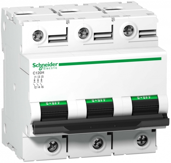 Schneider Electric Acti 9 C120H Автоматический выключатель 3P 100A (B)