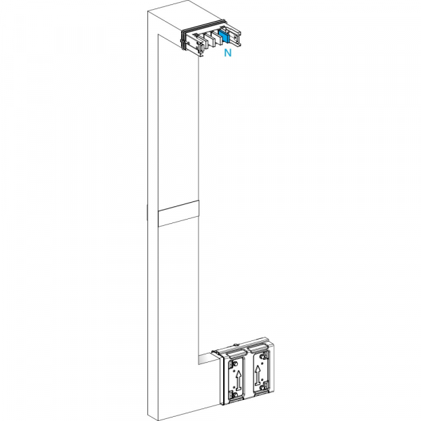 Schneider Electric CANALIS KSA РАЗВЕТВЛЕННАЯ УГЛОВАЯ СЕКЦИЯ 250А 250x(700-1200)x250 + БАРЬЕР
