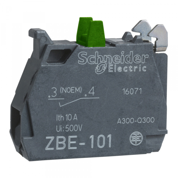 Schneider Electric XB5 Блок контактный 1НО 3А 240В для кнопок и переключателей XB4, ХВ5
