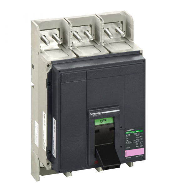 Schneider Electric Compact NS630 Выключатель-разъединитель (рубильник) встраиваемый стационарный 3p 1000А 690В с тумблером IP40