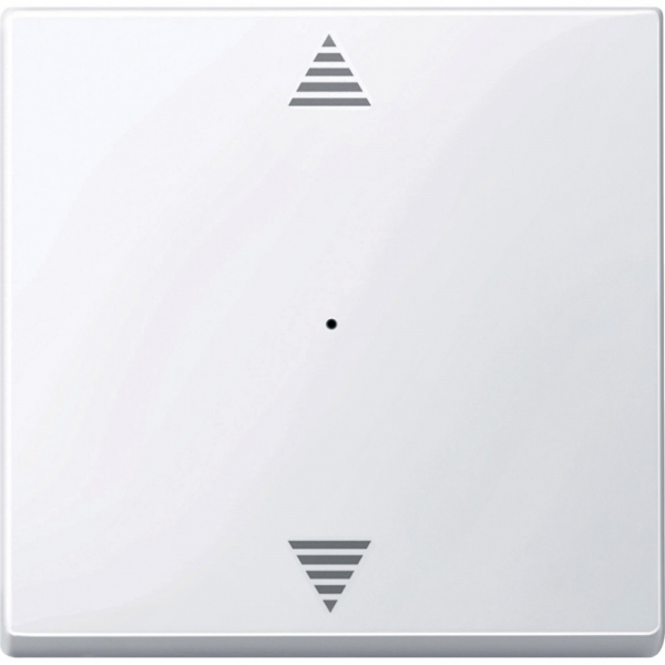 Schneider Electric Merten KNX\EIB SM Актив Бел Клавиша для модуля 1-кнопочного выключателя, с символами ВВ/ВН