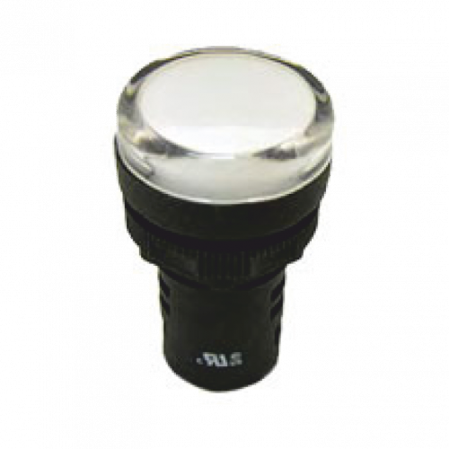 CHINT Индикатор ND16-22DS/2 белый АС/DC24В (R)