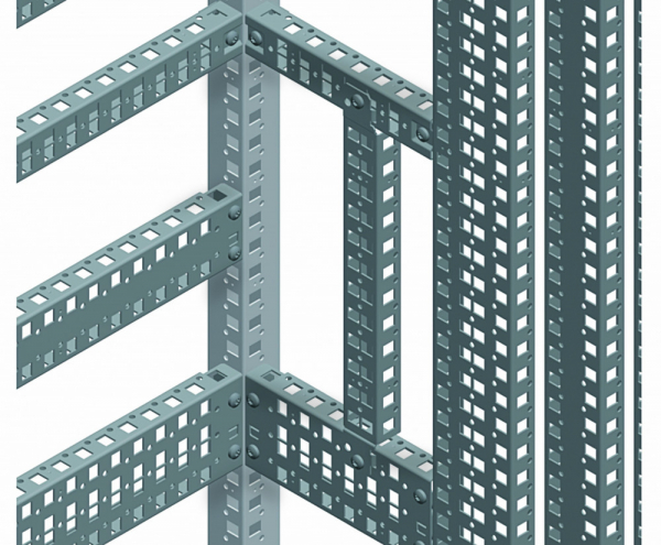 Schneider Electric Трехрядные универсальные поперечные рейки (2 шт.) 1100