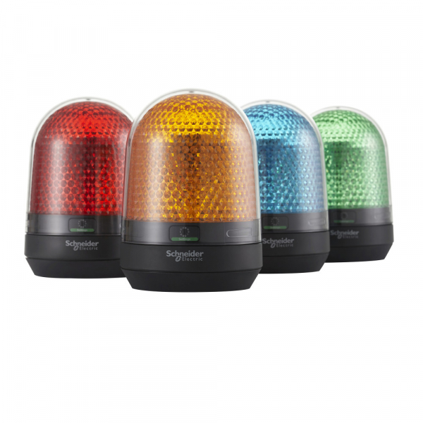 Schneider Electric Маяк сигнальный, синий, с зуммером, 24В