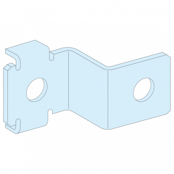 Schneider Electric Prisma Plus G Проушины крепления шинки в вертикальные полки в шкаф, 45мм