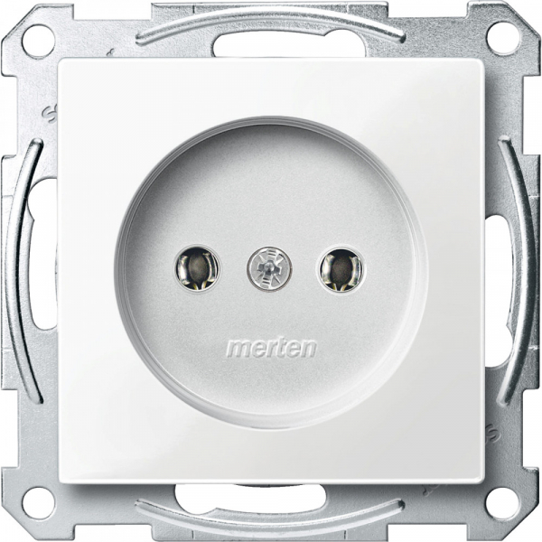 Schneider Electric Merten SM Бел глянец Розетка б/з винт. зажим
