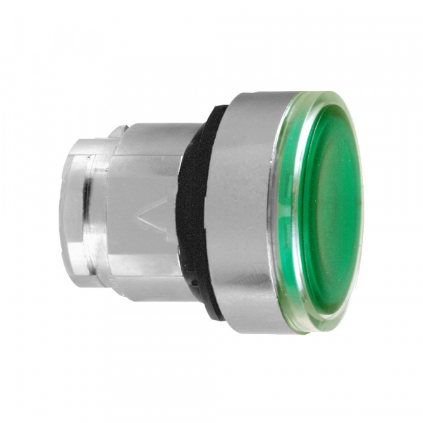 Schneider Electric XB4 Головка кнопки 22мм зеленая, с подсветкой (ZB4BH033)