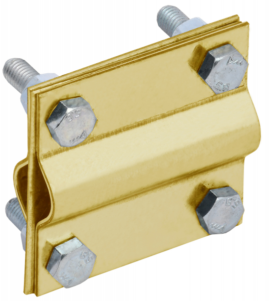 IEK Зажим заземления крестообразный стержень-стержень латунь