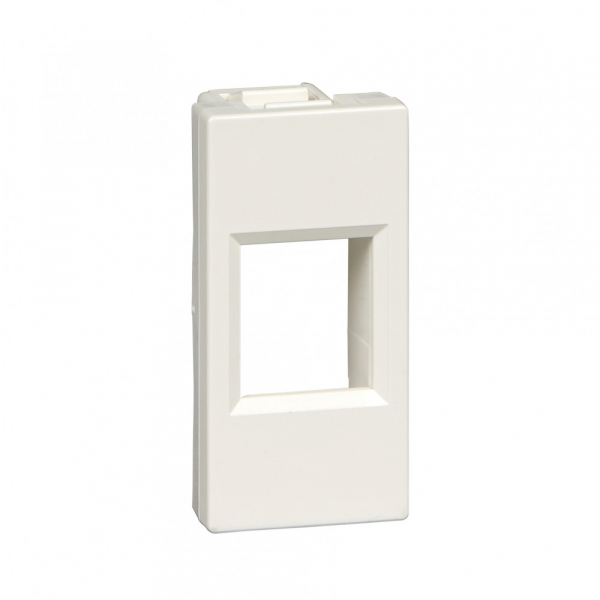 Systeme Electric Лиц.плата W45 1мод 1xKeystone RAL9010