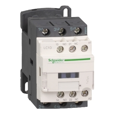 Schneider Electric Contactors D Контактор 3Р 12A, НО+НЗ, 110В.DC.зажим под кольцевой наконечник,  пониженное потребление, для железнодорожной отрасли