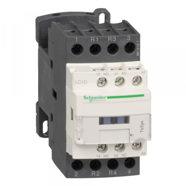 Schneider Electric Contactors D Telemecanique Контактор 4P (2НО+2НЗ), АС1 25А,НО+НЗ, 48V 50/60Гц