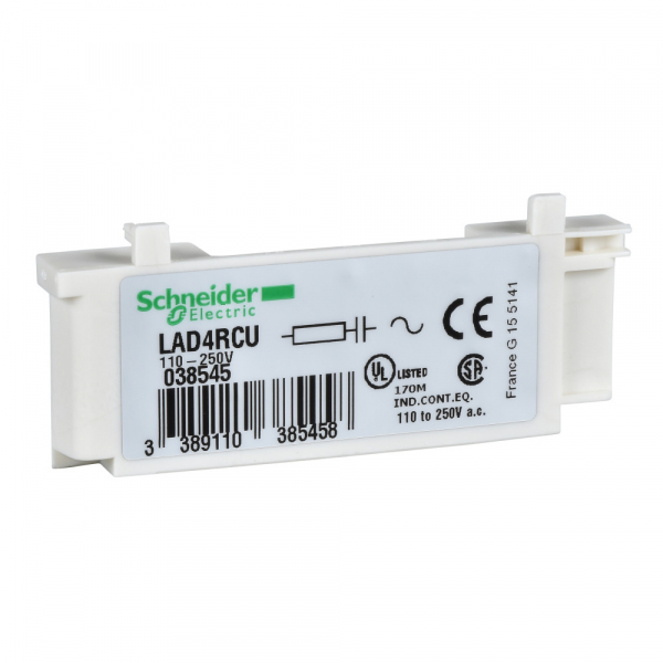 Schneider Electric Contactors D Telemecanique RC Модуль ограничения коммутационных перенапряжений АС 24…48V