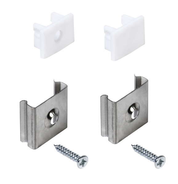 IEK Набор для монтажа накл. прям. профиля для LED ленты 1712