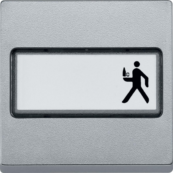 Schneider Electric Merten SM Алюминий Клавиша 1-ая, с полем для надписи