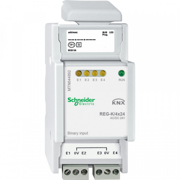 Schneider Electric Merten KNX Бинарный вход 4-канальный 24V DIN-рейка