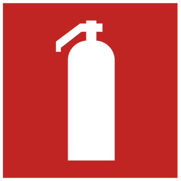 IEK Этикетка самокл. 150х150мм "Огнетушитель"