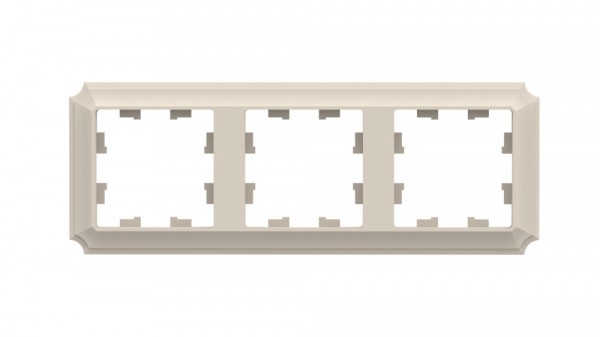 Systeme Electric AtlasDesign Antique Бежевый Рамка 3-ая, универсальная