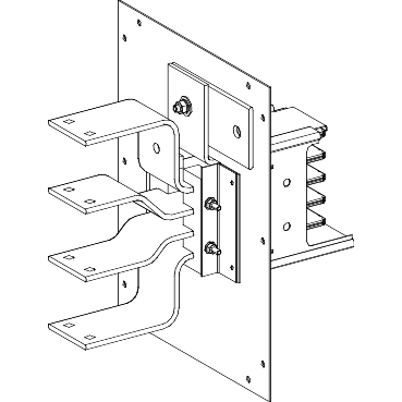 Schneider Electric Canalis Секция вводная фланцевая 1000А (KSA1000AE4)