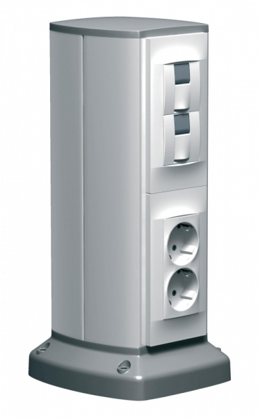 Schneider Electric OptiLine 45 Мини-колонна 2-сторонняя 0,7м анодированное покрытие, алюминий