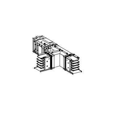 Schneider Electric Canalis Секция тройниковая горизонтальная 1000А (KSA1000DTC40)