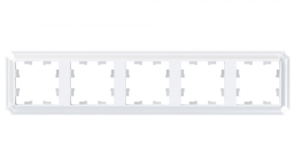 Systeme Electric AtlasDesign Antique Белый Рамка 5-ая, универсальная