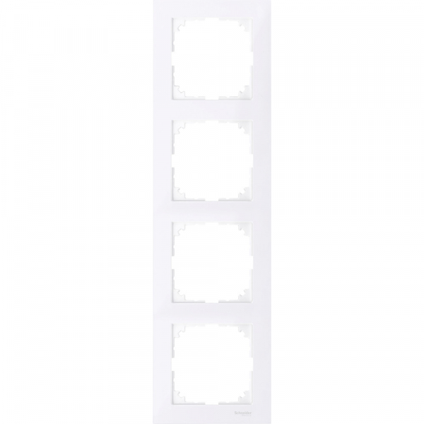 Schneider Electric Merten SM M-Pure Бриллиантовый Бел Рамка 4-ая