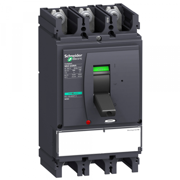 Schneider Electric Compact NSX 630NA Расцепитель 0.3 NA 3P