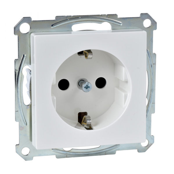 Schneider Electric Merten SM Механизм розетки с/з и шторками (MTN2400-0319)