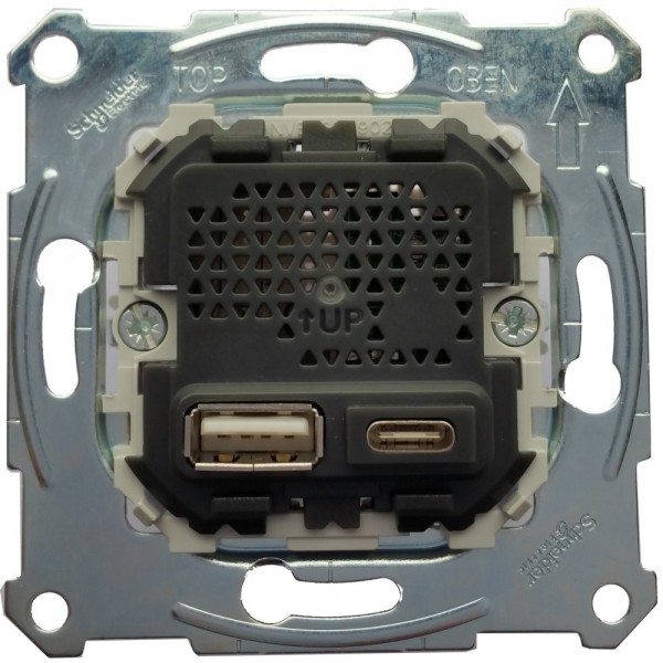 Schneider Electric MERTEN Механизм USB-зарядки A+C, 2,4 A