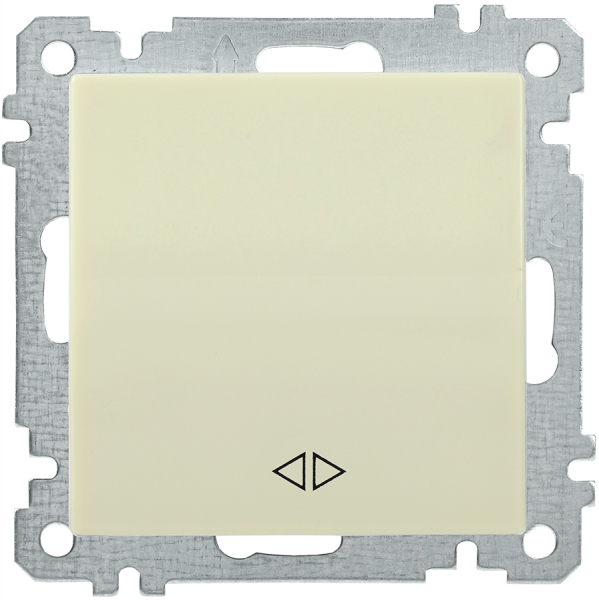 IEK ВС10-1-3-Б Выключатель  одноклавишный  перекрестный 10А BOLERO кремовый