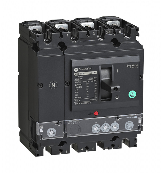 Systeme Electric Автоматический Выключатель SYSTEMEPACT CCB100 100KA 4P4D S2.2 40A рычаг