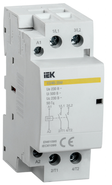 IEK KARAT Контактор модульный КМ40-20М AC