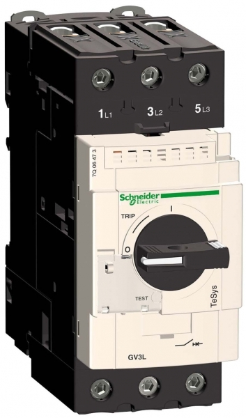 Schneider Electric GV3 Автоматический выключатель с магнитным расцепителем 50А, винт. заж.
