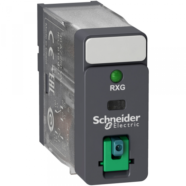 Schneider Electric Реле промежуточное, 10А, 1С/О,=24В, КН. + LED