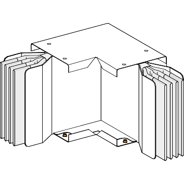 Schneider Electric Canalis Секция угловая горизонтальная №1 (KTA0800LP5A1)