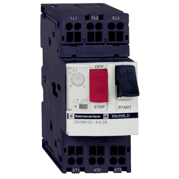 Schneider Electric GV2 Автоматический выключатель c комбинированным расцепителем (4-6,3А)