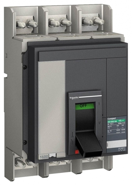 Schneider Electric Compact NS630 Автоматический выключатель NS1250 NA 3P фиксир. в сборе