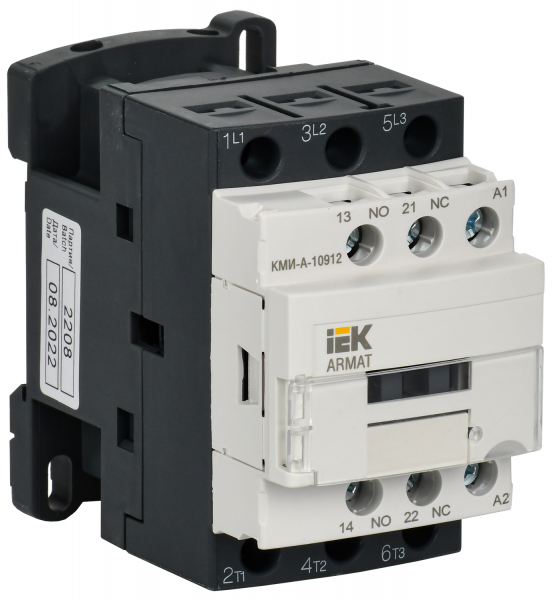 IEK ARMAT Контактор КМИ-А-10912 LC1D 9А 48В/АС3 1НО/1НЗ