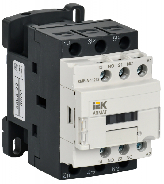 IEK ARMAT Контактор КМИ-А-11212 LC1D 12А 48В/АС3 1НО/1НЗ