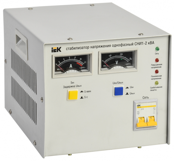 IEK Стабилизатор напряжения СНИ1-2 кВА однофазный