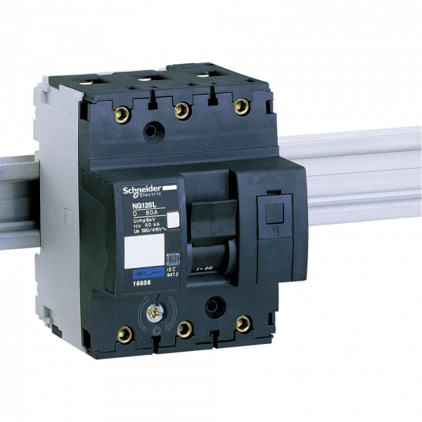 Schneider Electric Acti 9 NG125L Автоматический выключатель 3P 80А (D)