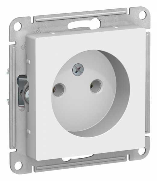Systeme Electric AtlasDesign Лотос Розетка б/з без шторок, 16А, механизм